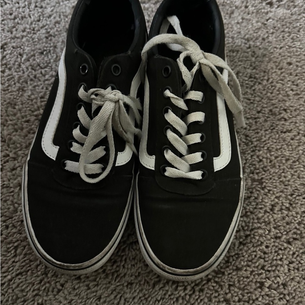 Vans Black and White Sneakers